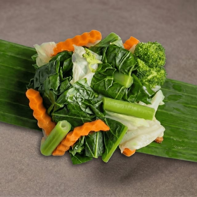 Steamed Vegetables.
