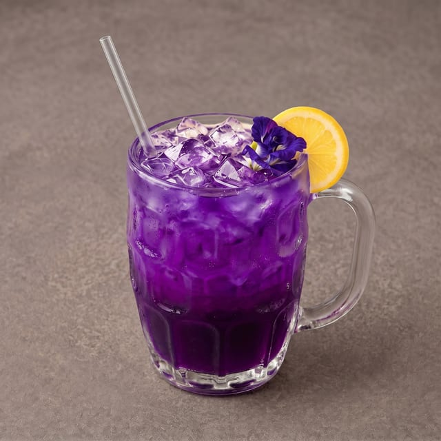 Butterfly Pea Lemonade.